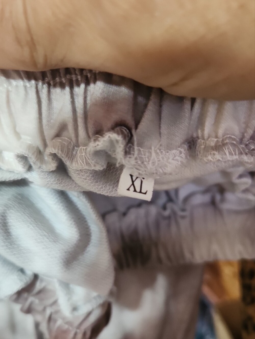 SHEIN Mauve Tie-Dye Long Sleeve Top W Joggers, Set - Picture 3 of 5